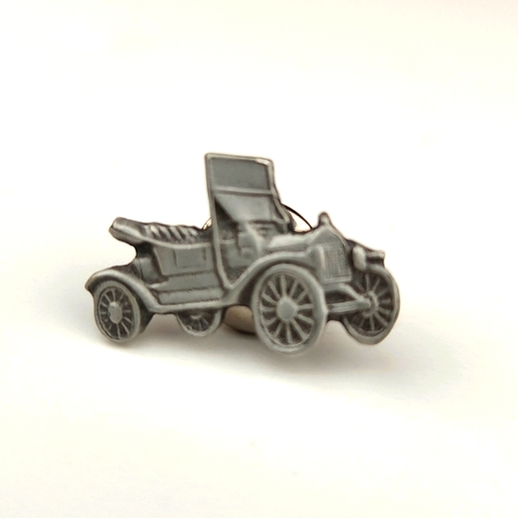 Pewter Jalopy Tie Tac/Lapel Pin - Picture 10 of 10